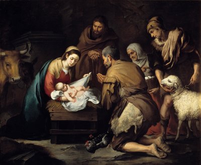 Adoración de los pastores de Bartolomé Esteban Murillo